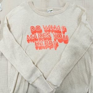 Offline Aerie waffle long sleeve, size small